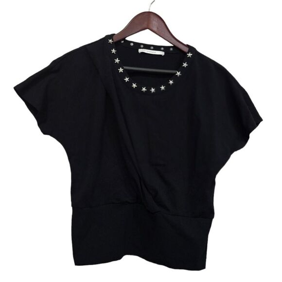 Uterqüe Black With Star Neckline - Picture 1 of 9